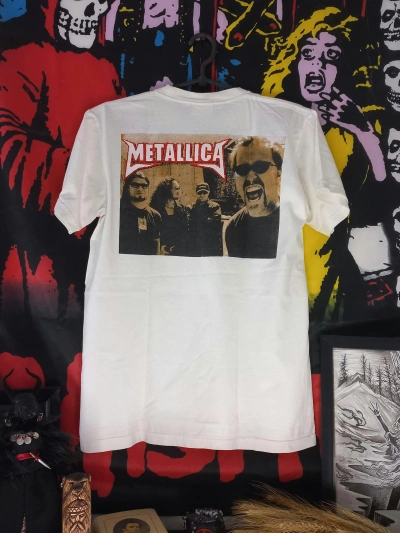 Pre-owned Band Tees X Metallica St. Anger Vintage T-shirt 00s In White