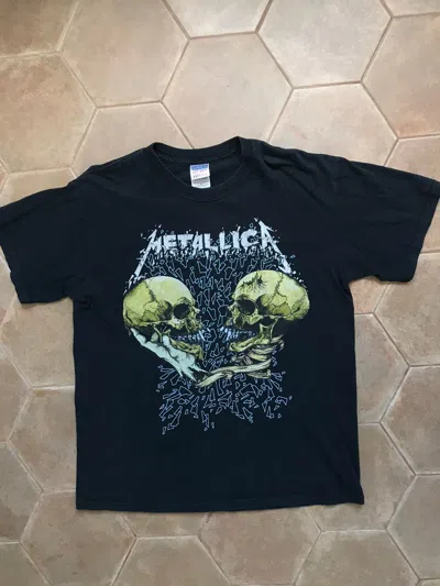 Pre-owned Band Tees X Metallica Vintage Shirt Rock Band In Black