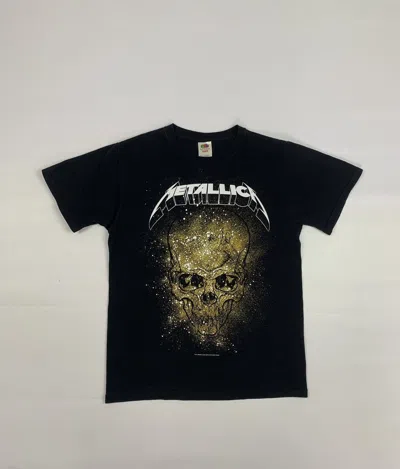 Pre-owned Band Tees X Metallica Vintage T-shirt Big Logo Printed Skull 2011 In Black