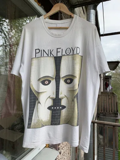 Pre-owned Band Tees X Pink Floyd 1994 Vintage Pink Floyd Division Bell Band T-shirt In White