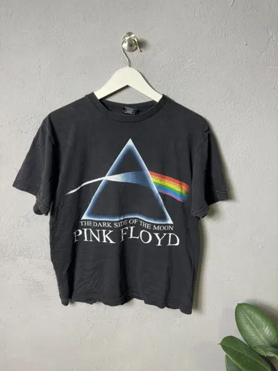 Pre-owned Band Tees X Pink Floyd Pink Floid Vintage Rock Band Tee In Black