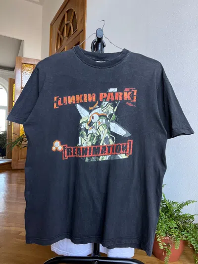 Pre-owned Band Tees X Rap Tees 2002 Linkin Park Reanimation Vintage T-shirt In Black