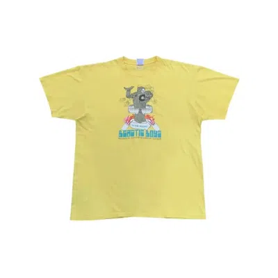 Pre-owned Band Tees Vintage 90's Beastie Boys In The Round World Tour Tshirt In Yellow