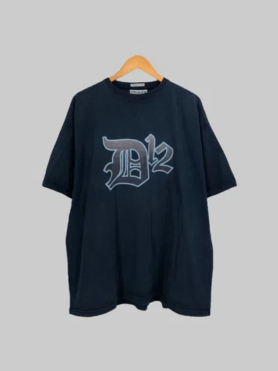 Pre-owned Band Tees X Rap Tees Vintage D12 Eminem (snoop Dogg Dr. Dre 50 Cent Ice Cube) In Navy Blue