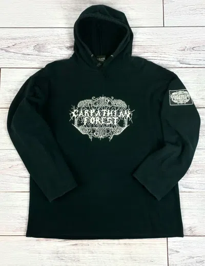 Pre-owned Band Tees X Rock Band Carpathian Forest Black Metal Band Vintage Hoodie 90s