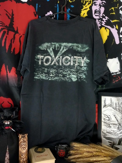 Pre-owned Band Tees X Rock Band Soad In Black
