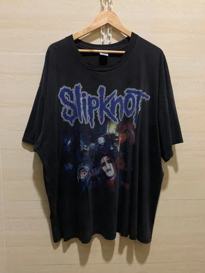 Pre-owned Band Tees X Rock Band Very Vintage Slipknot Iowa Over Size In Black
