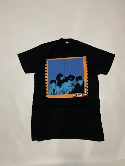 Pre-owned Band Tees X Rock Band Vintage 80's The Jesus And Mary Chain T-shirt In Black