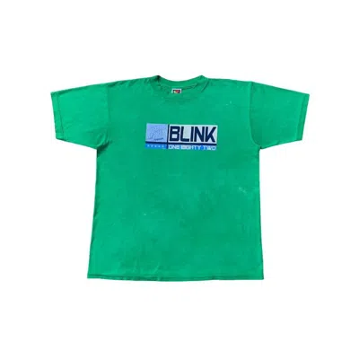 Pre-owned Band Tees X Rock Band Vintage Blink 182 Skankin Bunny Punk Rock Band Tshirt In Green