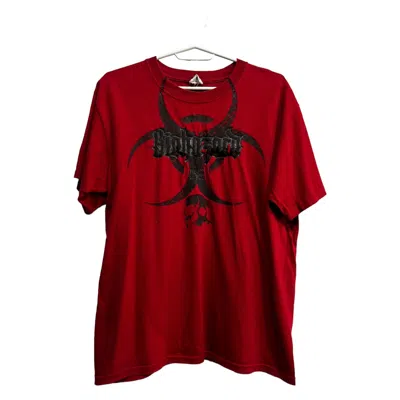 Pre-owned Band Tees X Rock T Shirt Biohazard New York Vintage Band T Shirt Size M Anvil In Red