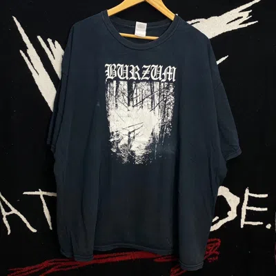Pre-owned Band Tees X Rock T Shirt Burzum Norwegian Black Metal Vintage 2000s Shirt X