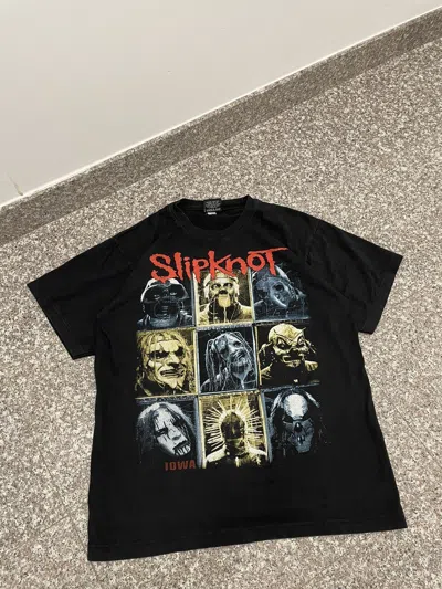 Pre-owned Band Tees X Rock T Shirt Slipknot Lowa 3d Devil 00s Very T-shirt In Black