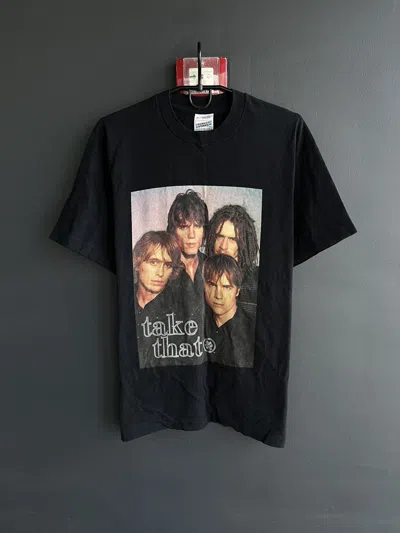 Pre-owned Band Tees X Rock T Shirt Very Take That 1995 Rock Band Tour T-shirt Vintage 90's In Black