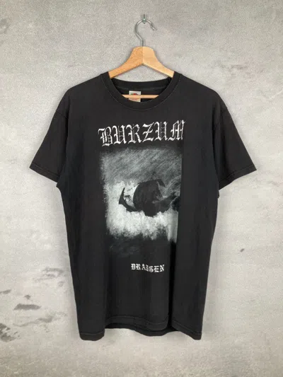 Pre-owned Band Tees X Rock T Shirt Vintage Burzum Draugen Black Metal Band T Shirt 00s