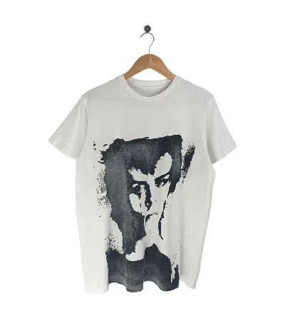 Pre-owned Band Tees X Rock T Shirt Vintage Early 90's Peter Murphy Bauhaus Faded (siouxsie) In White