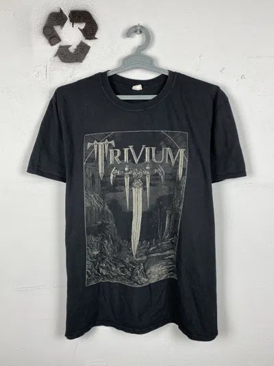 Pre-owned Band Tees X Rock T Shirt Vintage Trivium (ascendancy) Tour T Shirt In Black