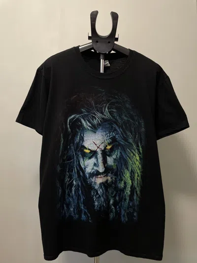 Pre-owned Band Tees X Rock Tees Rob Zombie Vintage Tout T Shirt In Black