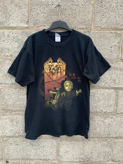 Pre-owned Band Tees X Rock Tees Vintage 2005 Korn See You On The Other Side T-shirt In Black