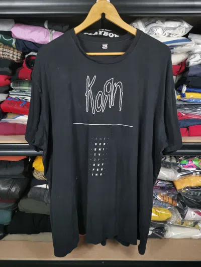 Pre-owned Band Tees X Rock Tees Vintage Korn Tour 2017 Tshirt In Black