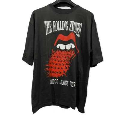 Pre-owned Band Tees X The Rolling Stones 1995 Vintage Tour T Shirt In Black
