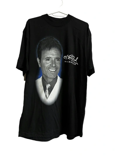 Pre-owned Band Tees X Tour Tee Vintage Cliff Richard Millennium Tour T-shirt Size L In Black