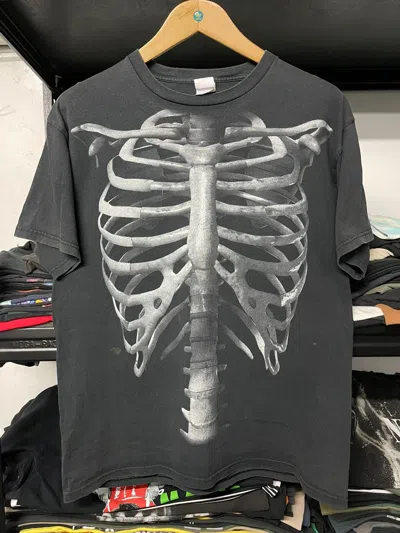 Pre-owned Band Tees X Very Rare Vintage The Independents Band Anatomy Faded Tees In Black