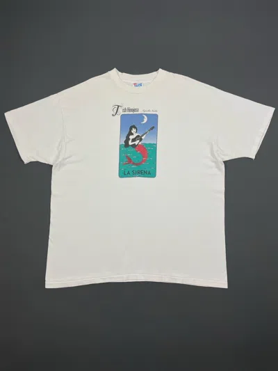 Pre-owned Band Tees X Vintage 1991 Tish Hinojosa Aquella Noche Album T Shirt In White