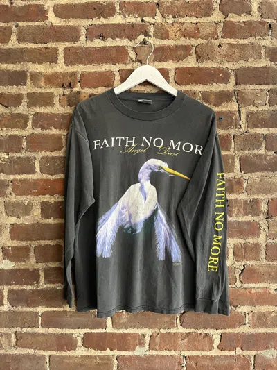Pre-owned Band Tees X Vintage 1992 Faith No More Angel Dust Long Sleeve T-shirt In Black