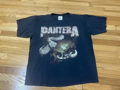 Pre-owned Band Tees 2000 Vintage Pantera Shirt In Black
