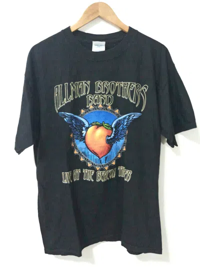 Pre-owned Band Tees X Vintage 2000s Allman Brothers Band T Shirt In Black