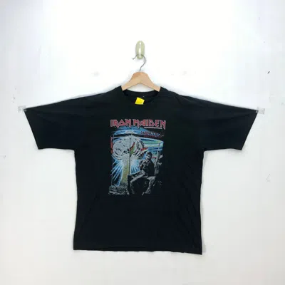 Pre-owned Band Tees X Vintage 80's Iron Maiden T Shirt 2 Minutes Midnight Tee In Multicolor