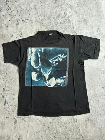 Pre-owned Band Tees X Vintage 90's Dire Straits On Every Street Band T Shirt In Black