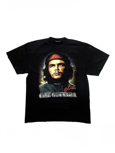 Pre-owned Band Tees X Vintage Ernesto Che Guevara Cuba Single Stitch History Tee In Black