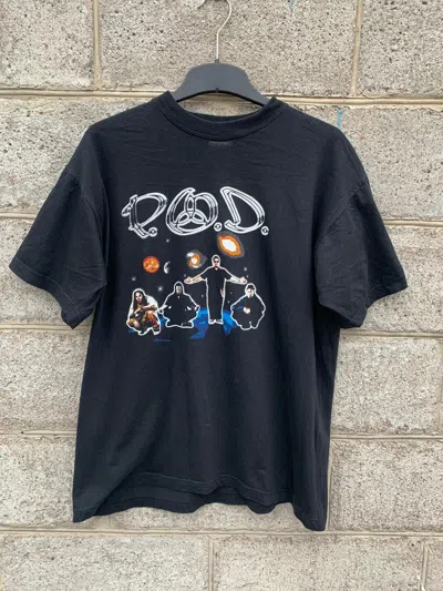 Pre-owned Band Tees X Vintage P.o.d. Vintage 90's Band Tee Pod In Black
