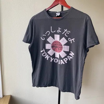 Pre-owned Band Tees X Vintage Red Hot Chili Peppers Vintage T Shirt Deadstock Y2k Japan In Grey