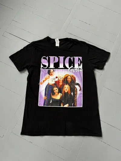 Pre-owned Band Tees X Vintage Spice Girls Vintage T-shirt In Black