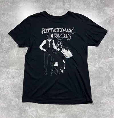 Pre-owned Band Tees X Vintage Tee Shirt Fleetwood Mac Rumours Y2k Style In Black