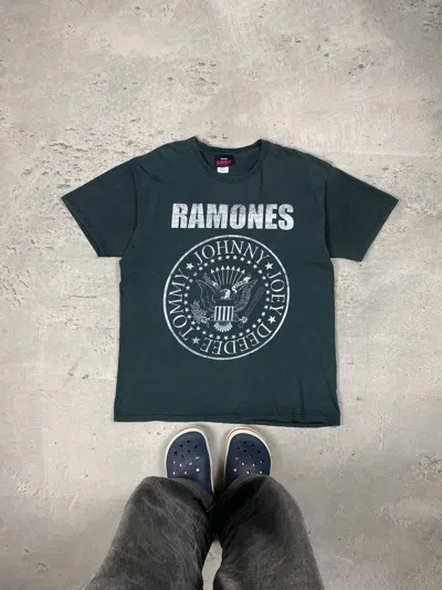 Pre-owned Band Tees X Vintage Y2k Punk Rock Ramones Band Tee T Shirt In Multicolor