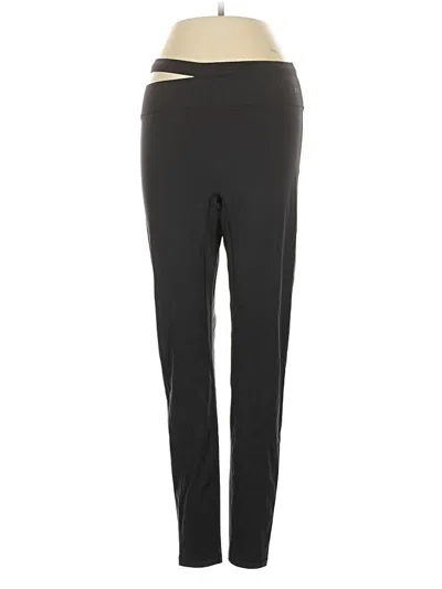 Pre-owned Bandier Active Pants In Black