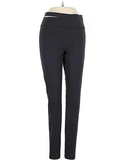 Pre-owned Bandier Active Pants In Black