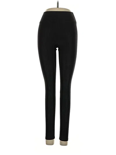 Pre-owned Bandier Active Pants In Black