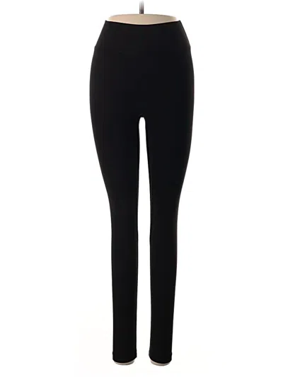 Pre-owned Bandier Active Pants In Black