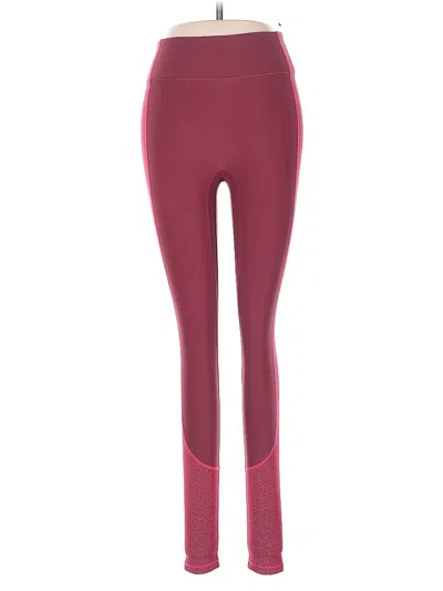 Bandier Active Pants In Burgundy
