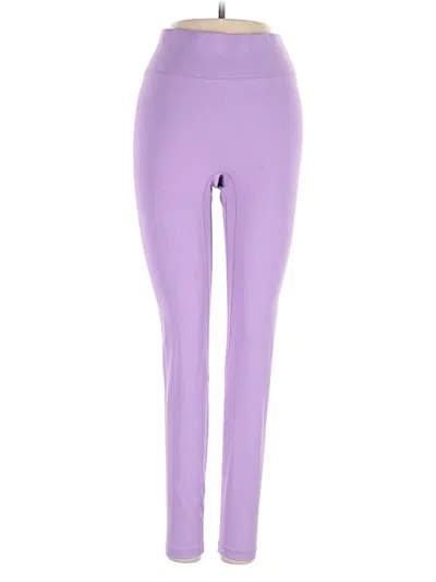 Pre-owned Bandier Active Pants In Purple