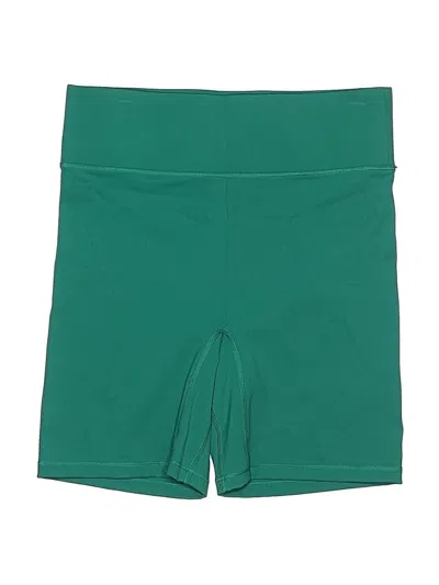 Pre-owned Bandier Athletic Shorts In Green