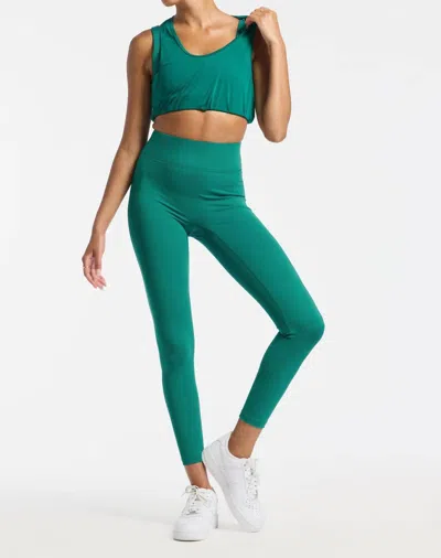 Bandier Center Stage Leggings In Green Adventure In Multi