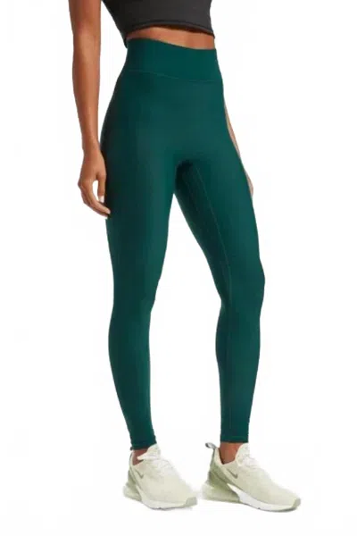Bandier Center Stage Pro Fleece Leggings In Green In Multi