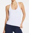 Bandier Performance Racerback Tank In White In White