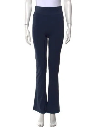 Pre-owned Bandier Flared Pants In Blue