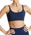 Bandier Flow Low Impact Bra In Navy Blazer In Blue